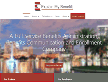 Tablet Screenshot of explainmybenefits.com